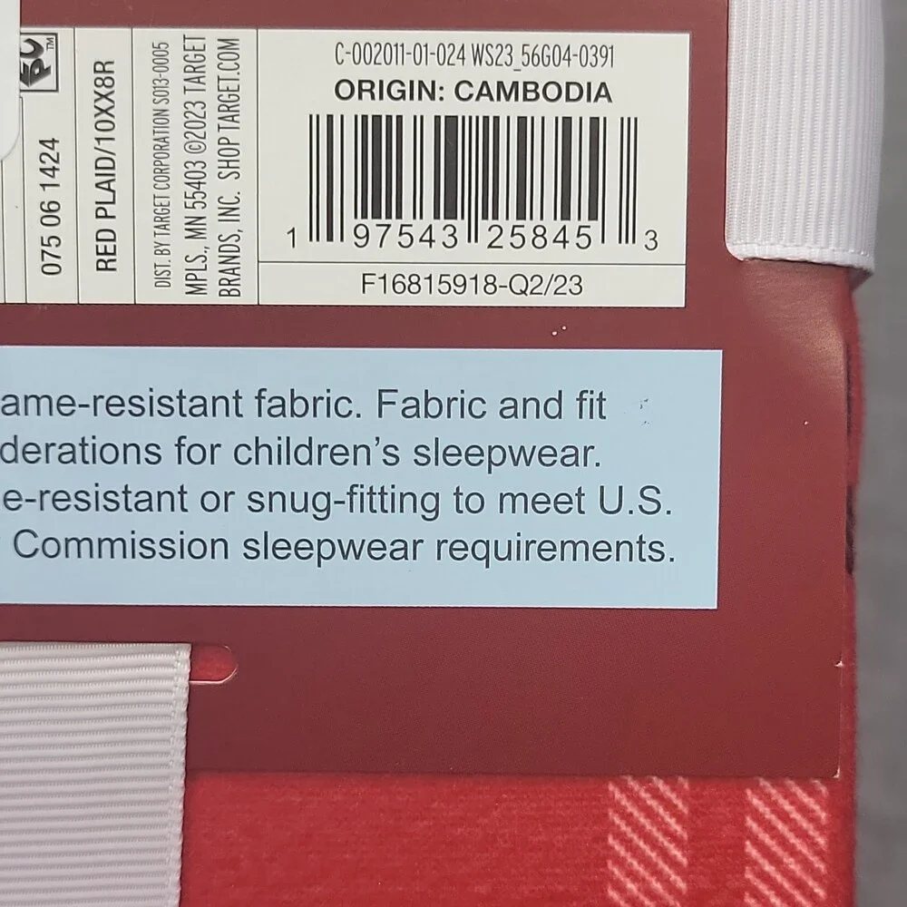 Kids' Plaid Matching Family Pajama Set - Wondershop Red Size X-Large 14